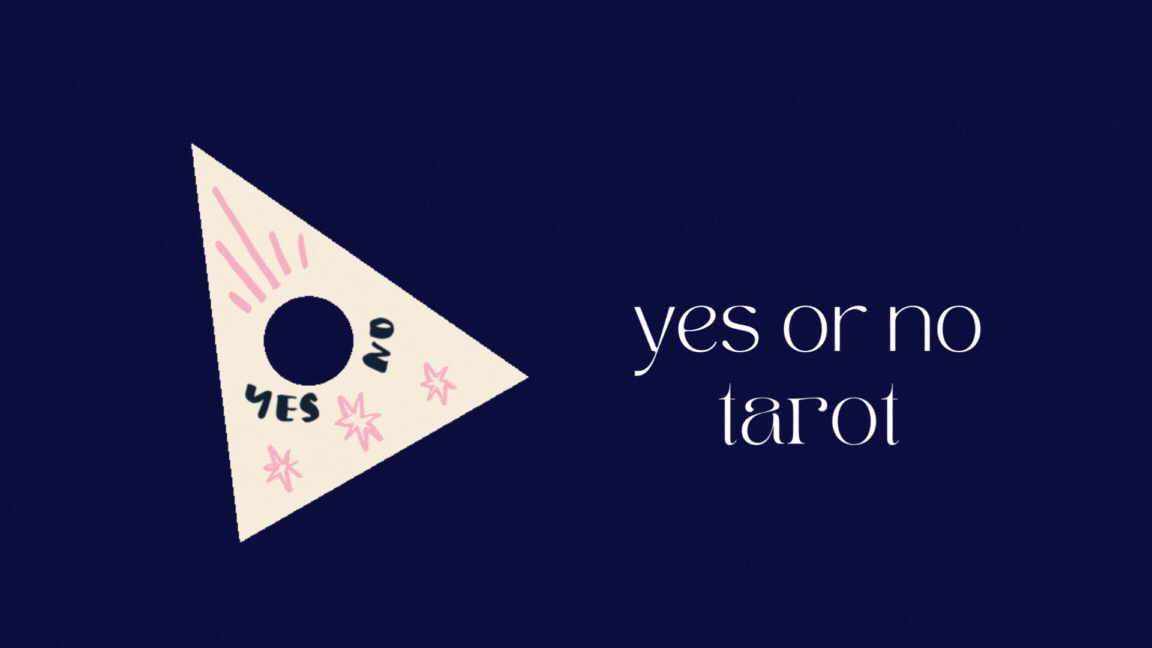 Cover of the 'Yes or No tarot reading with Lumi Tarot' blog post